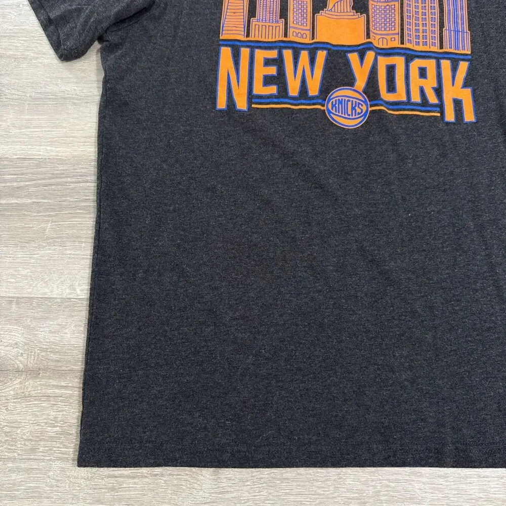 New York Knicks Shirt NYC Skyline Sportiqe Men’s Black XL Cotton Blend Tee